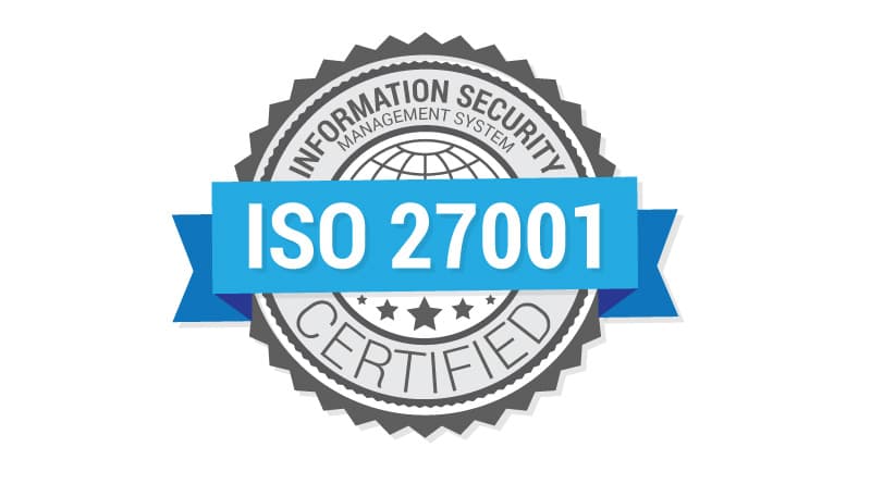 ISO/IEC 27001 certification seal